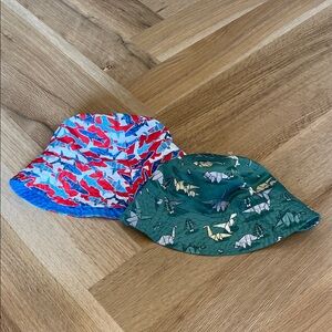 Two Reversible Uv Skinz Swim Bucket Hats